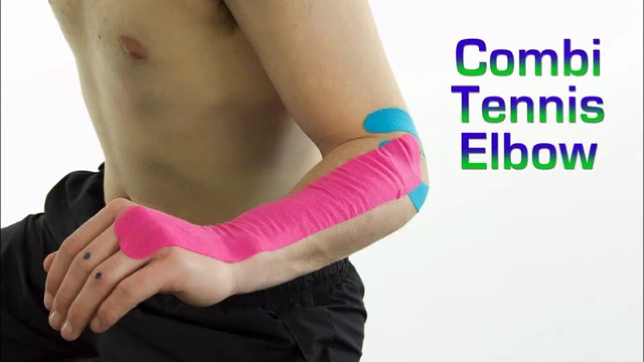 Levotape Kinesiology Tape combination technique for tennis elbow pain YouTube
