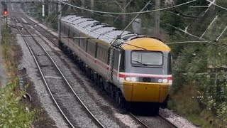FIRST TIME in 30 Years Iconic HST in Intercity Swallow Livery down WCML! Citadel Circle! 25/7/26