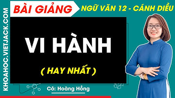 Vi hành | Ngữ văn 12 - Cánh diều (DỄ HIỂU NHẤT)