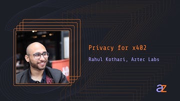 Privacy on x402 | Rahul Kothari at Agentic Zero