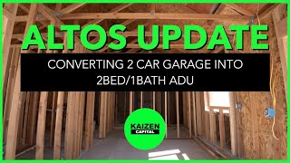 Converting 2 Car Garage Into An Adu 250K Value Add - Altos Update