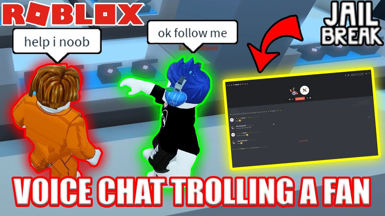 Undercover Voice Chat With Fans Must See Roblox Jailbreak - is there a voice chat on roblox pc