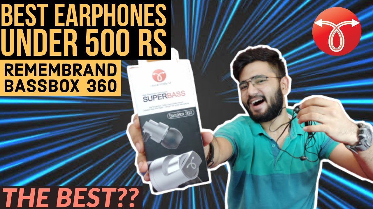 BEST EARPHONES UNDER 500 ₹ | Remembrand 