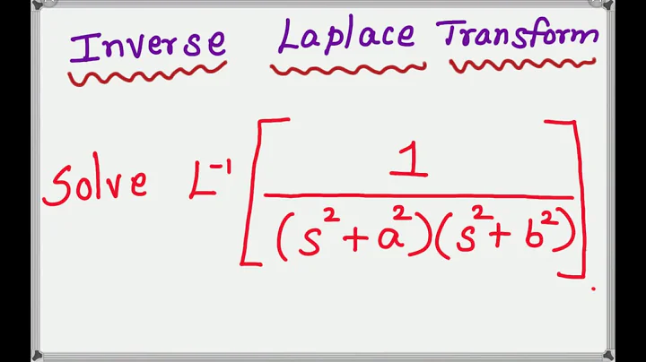 Find L-1  { 1 / ( S²+ a² ) ( S² + b² ) }.