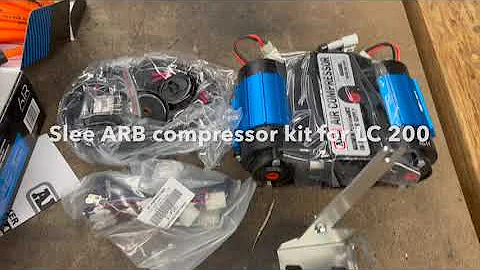 Install of Slee ARB dual compressor kit Land Cruis...