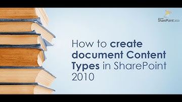 How to create Document Content Types in SharePoint 2010