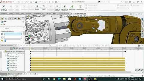 SIMULACIÓN Y CONTROL DE UN BRAZO ROBÓTICO mediante la conexión de SOLIDWORKS y LABVIEW.
