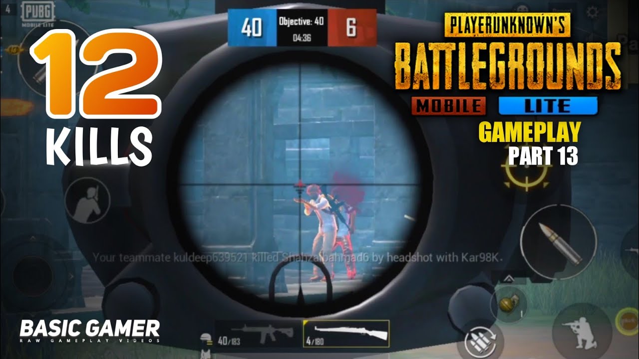 12 Kills Victory in PUBG Mobile Lite TDM Match | PUBG Lite Gameplay ...