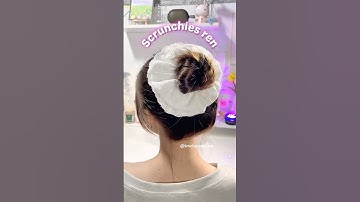 Scrunchies xinh ✨ #unboxing #scrunchies #buoctoc #lamdep #xuhuong #imchanreview