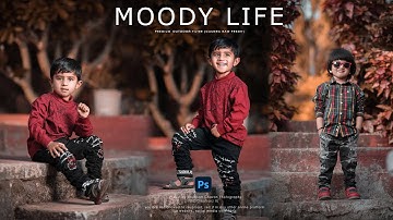 Professional Outdoor Photography Preset | Moody Life | Photoshop Presets l SC Creation II