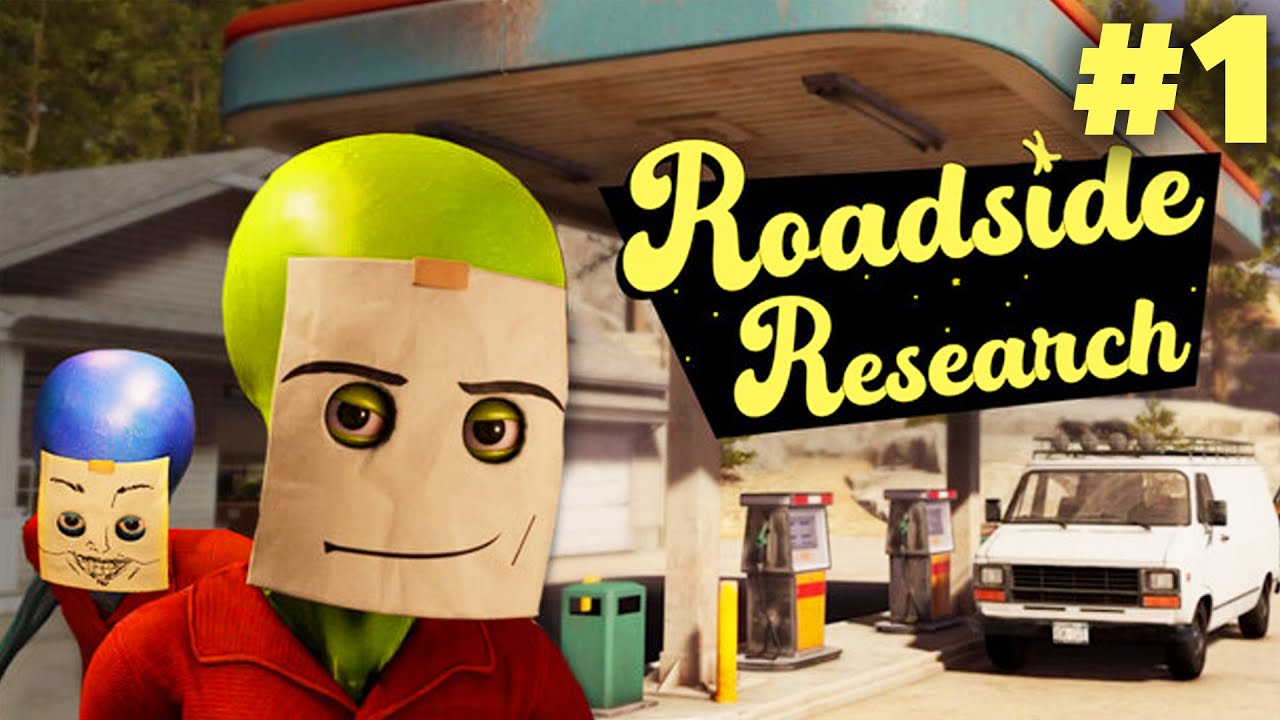 Roadside Research Gameplay Walkthrough Part 1 - Gas Station Simulator But we are Aliens