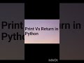 Return Statement in Python | Python Tutorial for Beginners