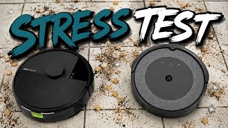STRESS TEST: Roomba 105 Vac VS Roomba i3 - Chex, Sand, Dirt, & more