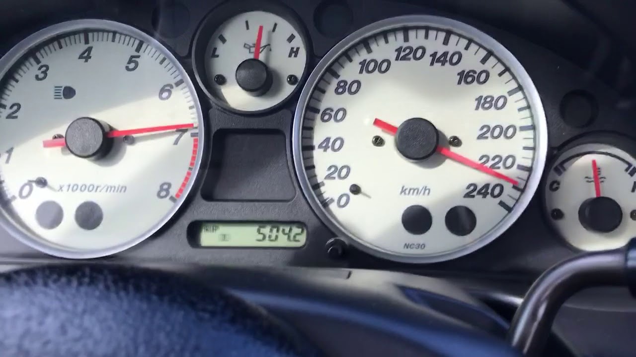 100-240 km/h mx5 1.8 vvt turbo