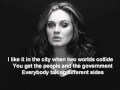 adele - hometown glory lyrics HQ