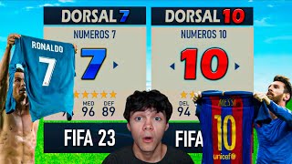 NUMBER 10 vs NUMBER 7 in FIFA 23!