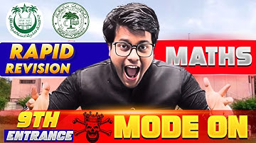 🎯 Rapid Revision | JMI AMU 9th Entrance 2026 | 100% Sure Topics for Exam 💯