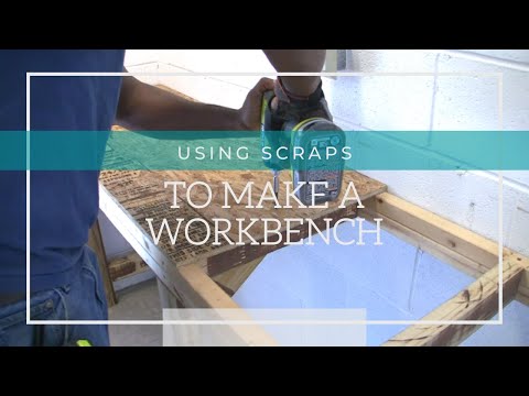 I Saved A Tree Using Scraps | DIY Workbench
