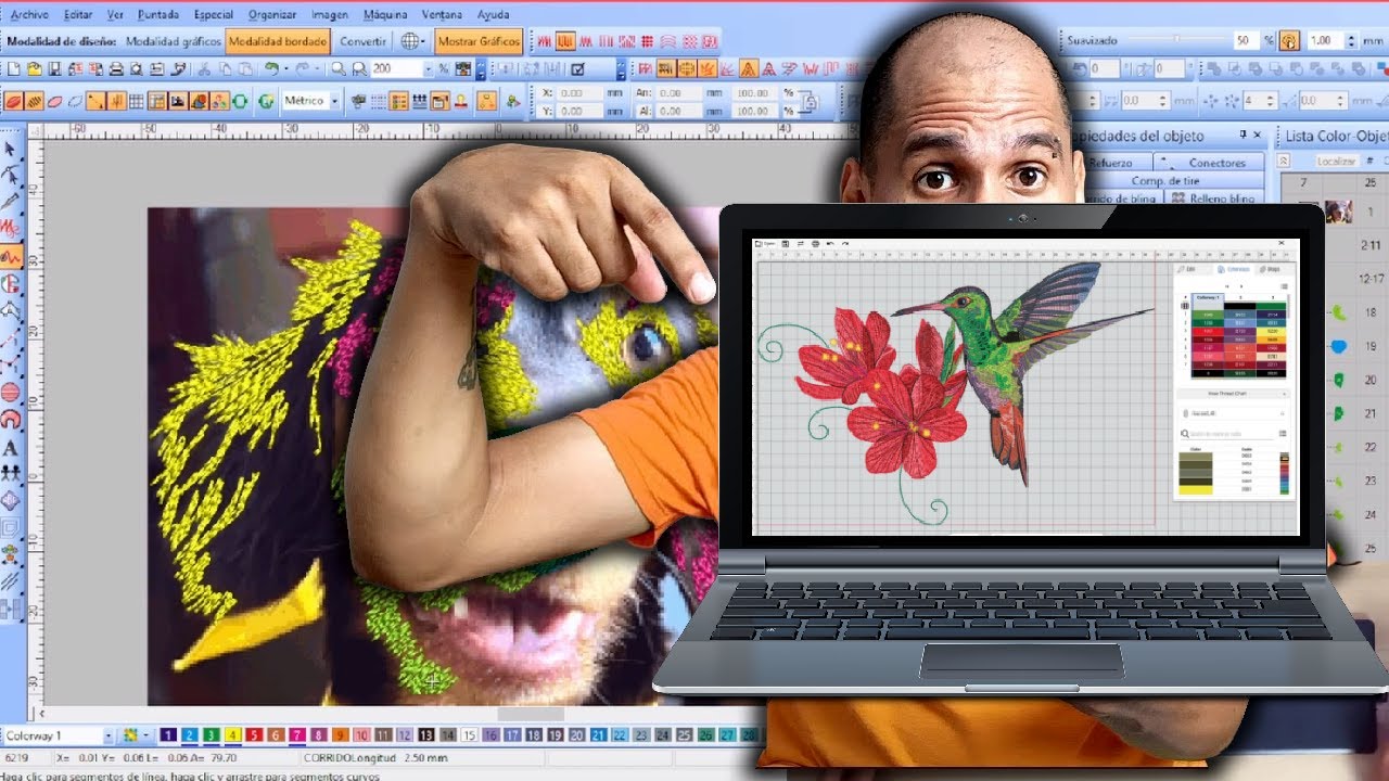 Así se hace un Diseño Bordado de Mascota en WILCOM