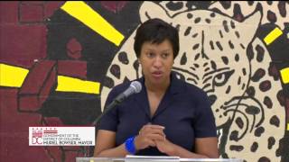 Mayor Bowser Celebrates Groundbreaking at Orr E.S., 5/25/17