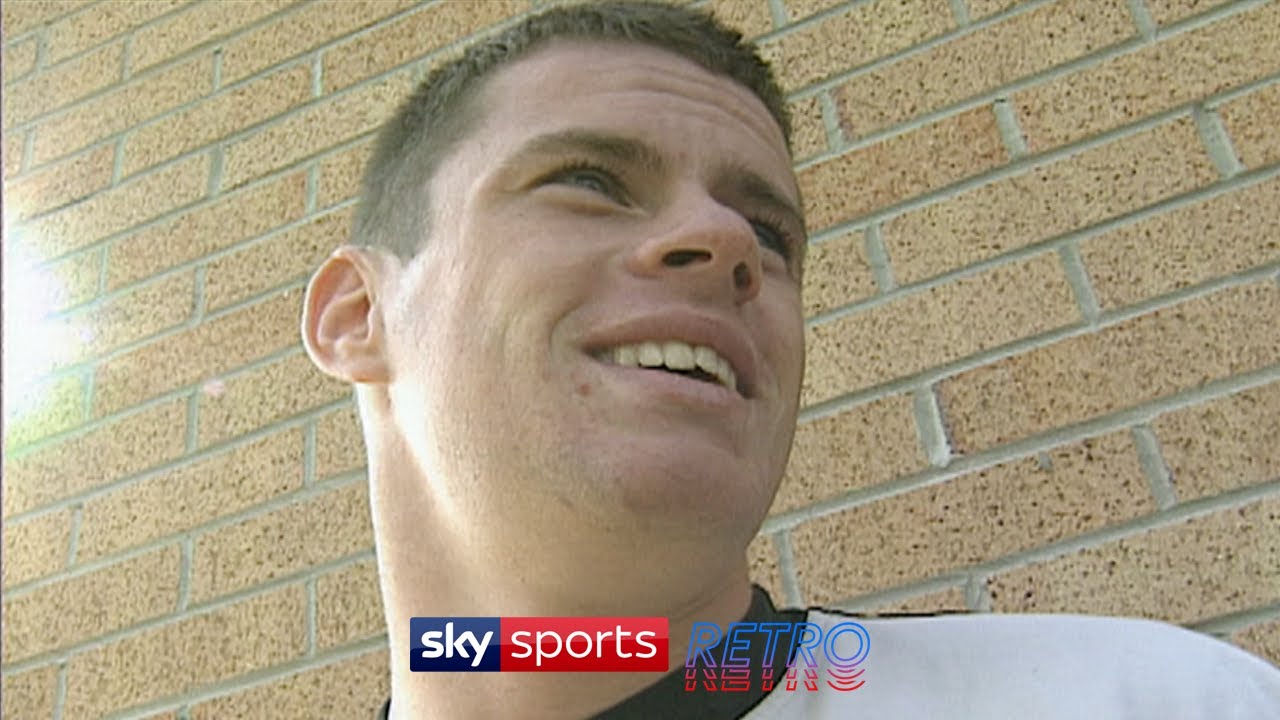 Aja ydre Pris Just a young Everton fan called Jamie Carragher - YouTube