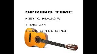 SPRING TIME WITH MUSIC NOTATIONS FOR GUITAR BEGINNERS