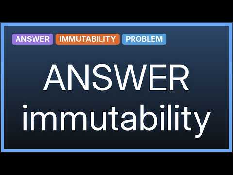 A string is immutable, so why are they not all constants? (4 Solutions!!)