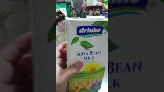 im a little drinho soya bean milk with no sid and nestle