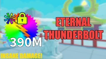 I SPENT 4,000 ROBUX TO EVOLVE THUNDERBOLT ETERNAL in Weapon Fighting Simulator (Roblox)