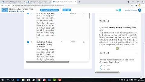 HƯỚNG DẪN TẠO KỲ THI VÀ ĐỀ TRẮC NGHIỆM - TỰ LUẬN ONLINE  TRÊN LMS