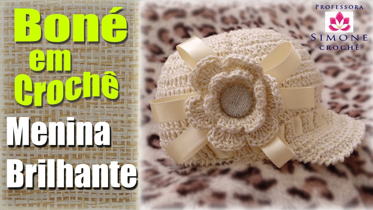 Boné infantil de crochê Clearance