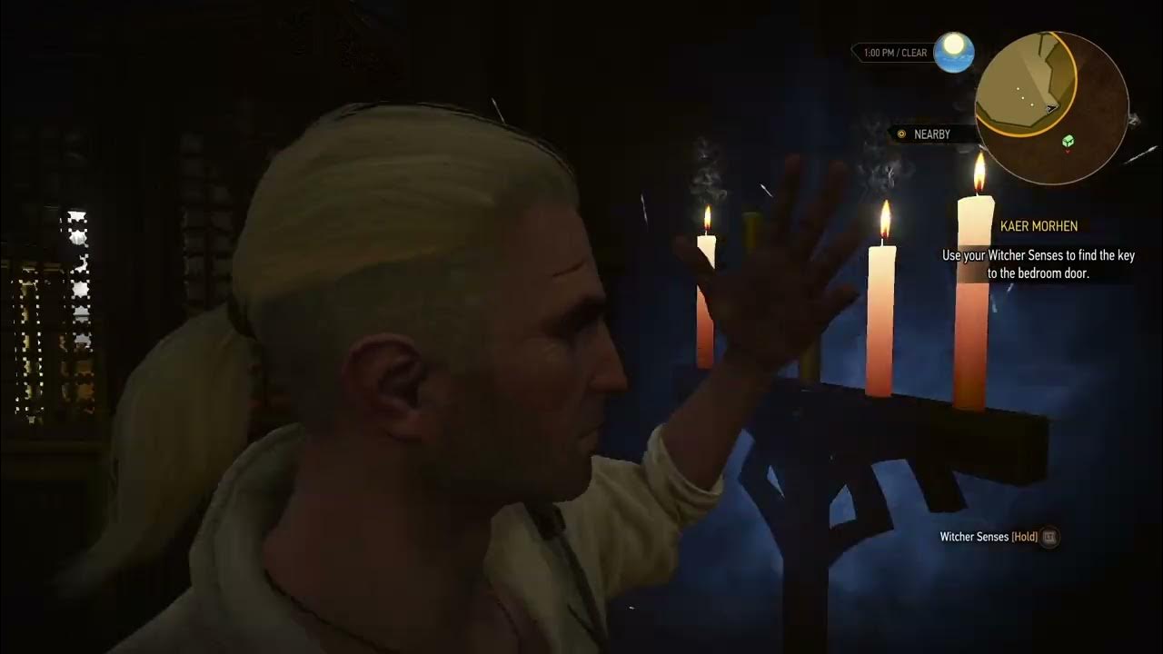 Try this method to light the candles The Witcher 3_ Wild Hunt Game of the Year Edition, Xbox