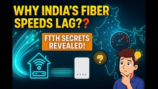 FTTH Explained: How It Works & Why Fiber Speeds Are Limited in India