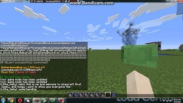 Minecraft FIRST COMMAND CREATION. WATERBENDING by: IJAMINECRAFT