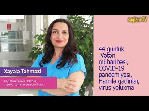 44-GÜNLÜK VƏTƏN MÜHARİBƏSİi, COVİD-19 PANDEMİYASI. HAMİLƏ QADINLAR. VİRUSA YOLUXMA. XƏYALƏ TƏHMƏZİ