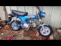 Honda Trail 70 clone project video 3