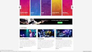 Muusico Responsive Song Lyrics WordPress Theme