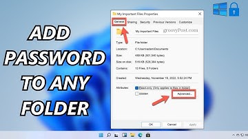 How To Password Protect a Folder In Windows 11 (QUICK & EASY)