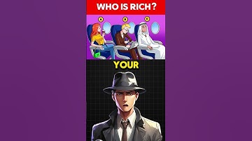 Who is rich in this flight?  #riddle #quiz #riddlechallenge  #challenge #riddleoftheday #viral