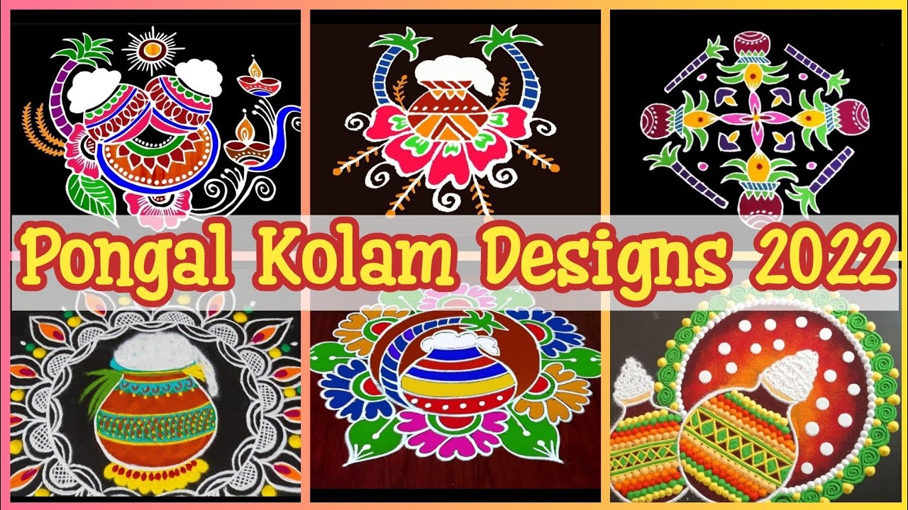 Very Easy Simple Pongal Kolam Design 2022 | Sankranthi Muggulu ...