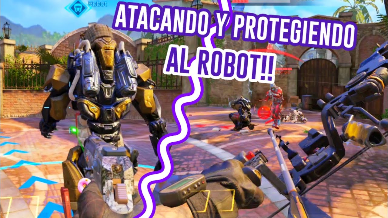 NUEVO MODO DE JUEGO PROTEGER Y ATACAR AL ROBOT EN CALL OF DUTY MOBILE ...