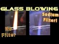 Glass blowing.  Why do you need special glasses?