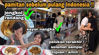 TERHARUUU ! perpisahan TERAKHIR sebelum Pulang Indonesia !! minta do'a nya nanti jam 3 subuh terbang