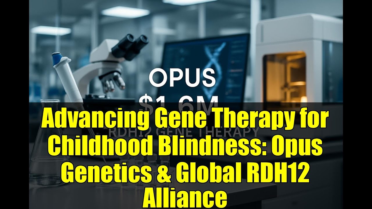 Advancing Gene Therapy for Childhood Blindness: Opus Genetics & Global RDH12 Alliance
