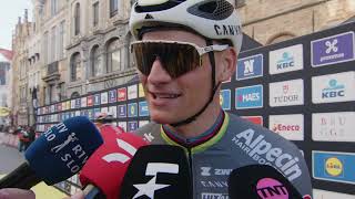 Mathieu van der Poel - Interview at the start - Ronde van Vlaanderen 2025