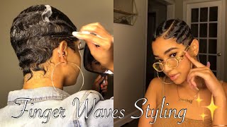 another FINGER WAVES STYLING (throwback video) 🦋✨