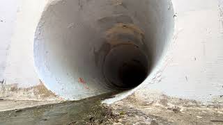 Red pipe loop fail and drove into the creek 3/29/2026