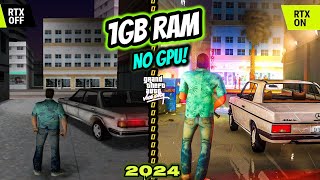 RTX Graphics Mod For Gta Vice City  | Low End PC | 2 GB Ram No GPU  | New Graphics Mod Gta VC | 2024