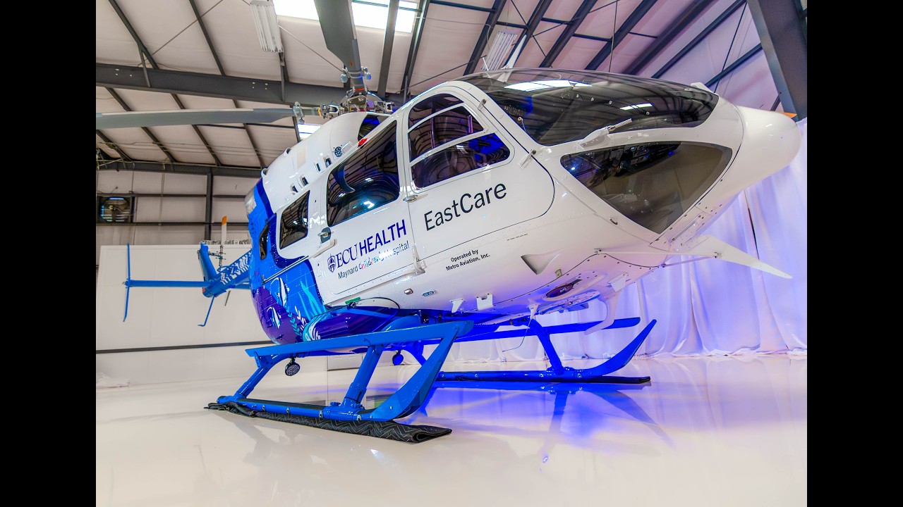 ECU Health - Запуск программы педиатрических полетов