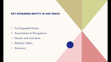 Get Expanded Entity in SAP OData | Header and Line Items | Associations | 100% Practical Guide